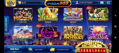 All Features Games List on Mega888 .